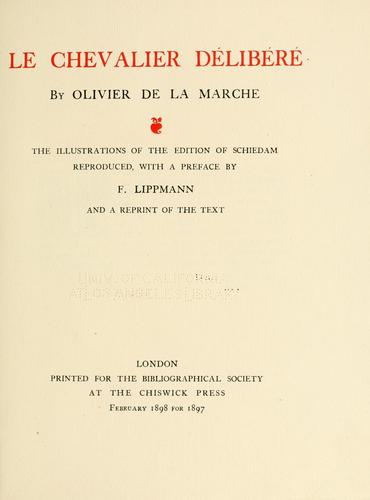 Le chevalier délibéré