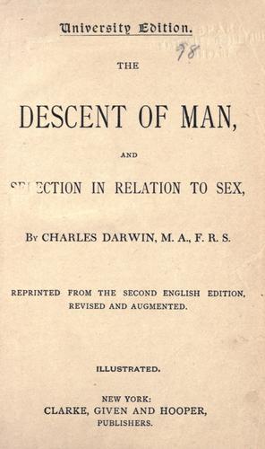 The Descent of Man