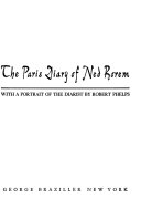 The Paris Diary of Ned Rorem