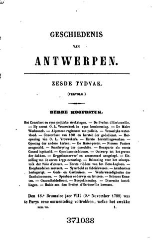 De geschiedenis van Antwerpen
