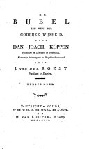 De Bijbel